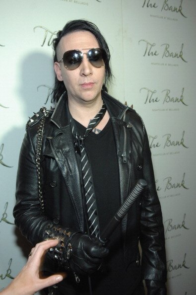 Marilyn Manson Hosts A Night Of Fright As He Celebrates Halloween Weekend With The "Beautiful People" At The Bank